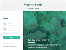 Tablet Screenshot of logon.merrickbank.com
